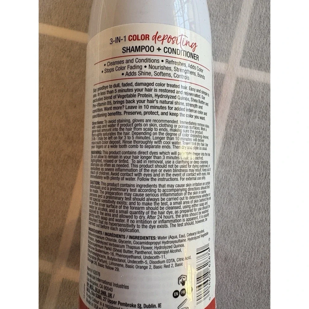 Punky Colour 3-in-1 Color Depositing Hair Cleanser & Conditioner, 8.5 fl oz. NEW
